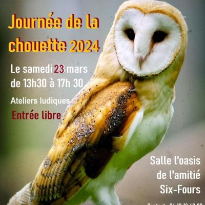 Affiche chouette effraie 2024
