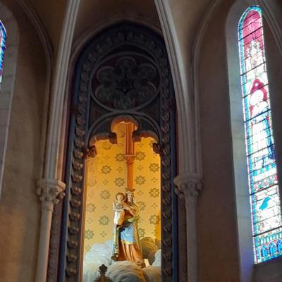 Statue de la vierge