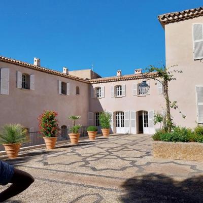 Terrasse en galets calade